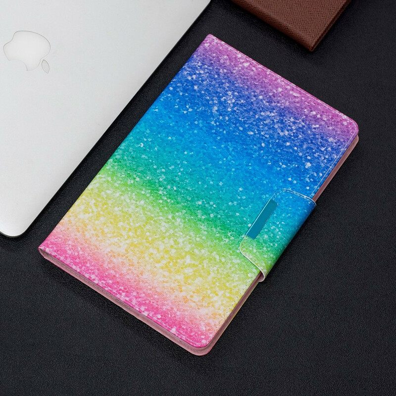 Κάλυμμα Samsung Galaxy Tab A 10.1 (2019) Κούμπωμα Με Σχέδιο Glitter