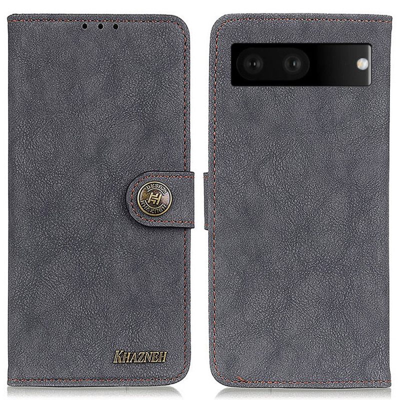 δερματινη θηκη Google Pixel 7 Khazneh Split Leather