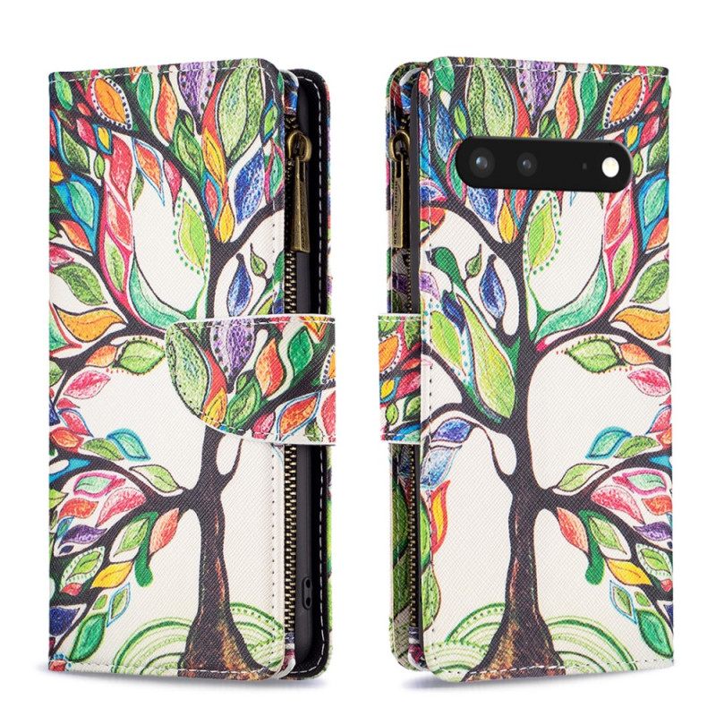 Κάλυμμα Google Pixel 7 πορτοφολι Tree Wallet