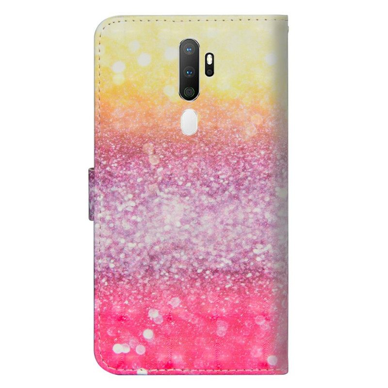 Κάλυμμα Oppo A9 2020 / A5 2020 Ματζέντα Glitter Gradient