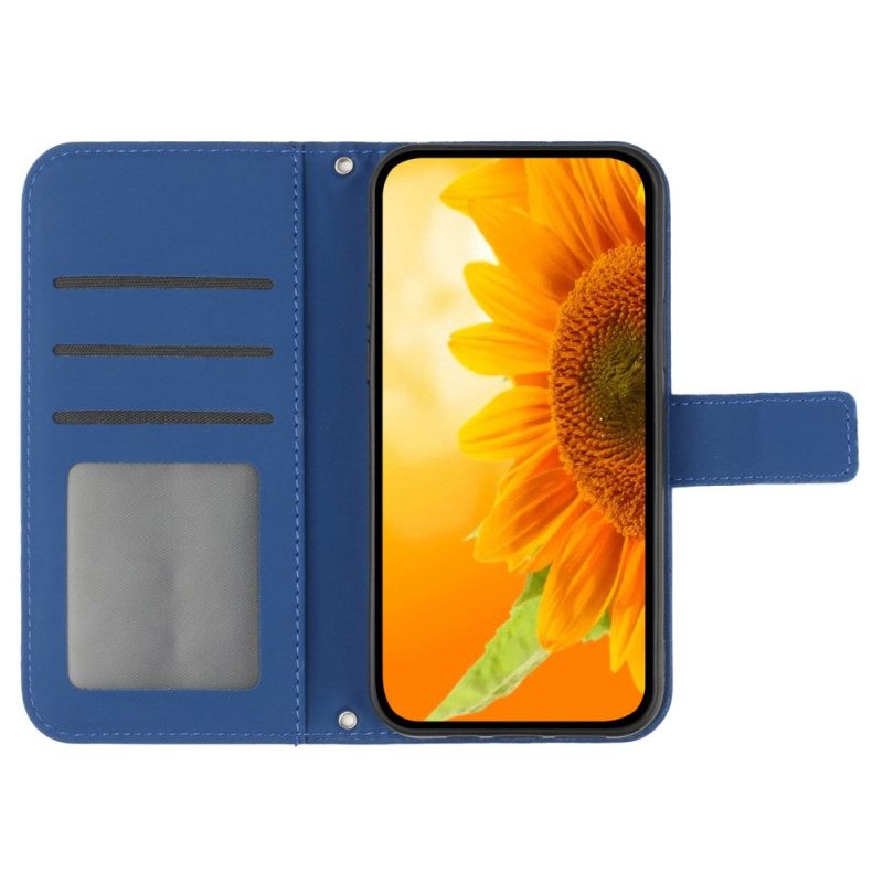 Θηκη Κινητου Honor 200 Pro Θήκες Κινητών Sunflower Print Με Λουράκι