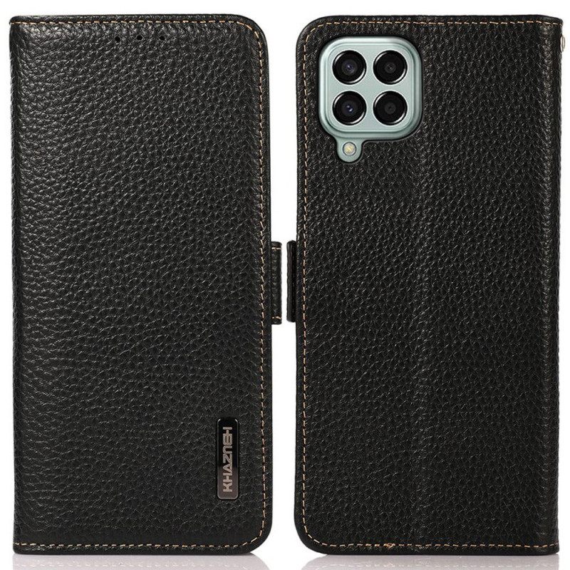 Κάλυμμα Samsung Galaxy M33 5G Litchi Leather Khazneh Rfid