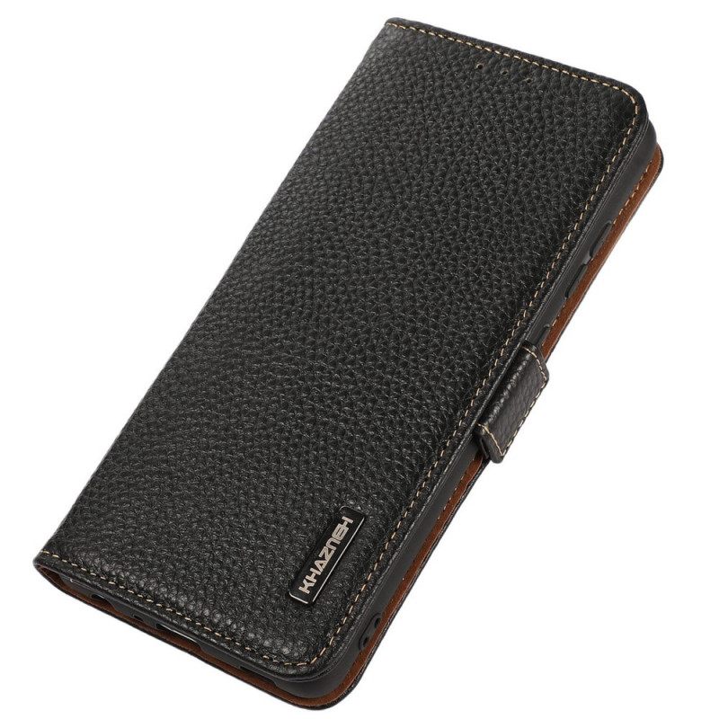 Κάλυμμα Samsung Galaxy M33 5G Litchi Leather Khazneh Rfid