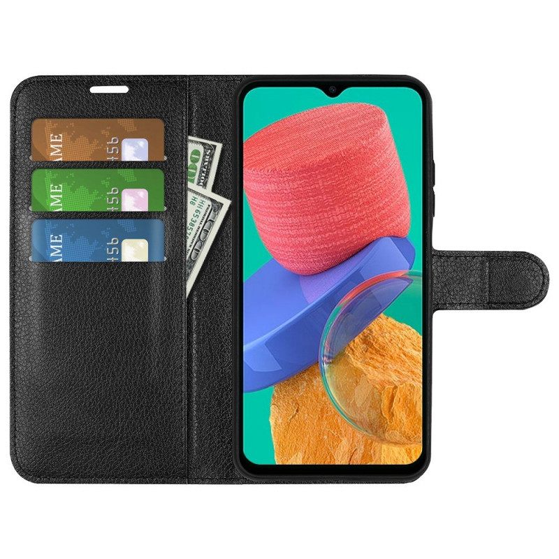 Κάλυμμα Samsung Galaxy M33 5G Litchi Leather Style