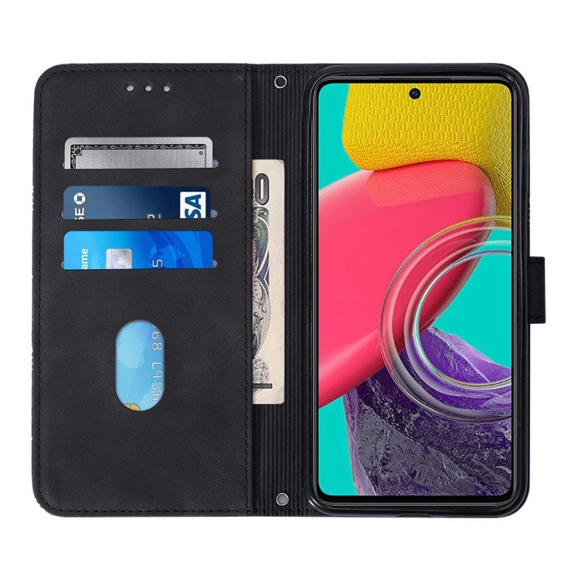 Θήκη Flip Samsung Galaxy M33 5G με κορδονι Strappy Triangle