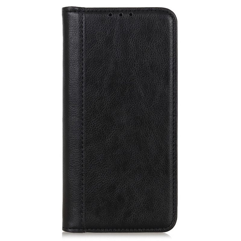 θηκη κινητου Moto G31 / Moto G41 Θήκη Flip Lychee Split Leather Elegance