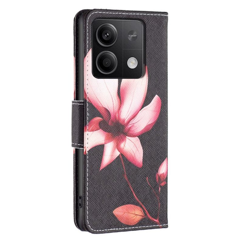 Δερματινη Θηκη Xiaomi Redmi Note 13 5g Lotus