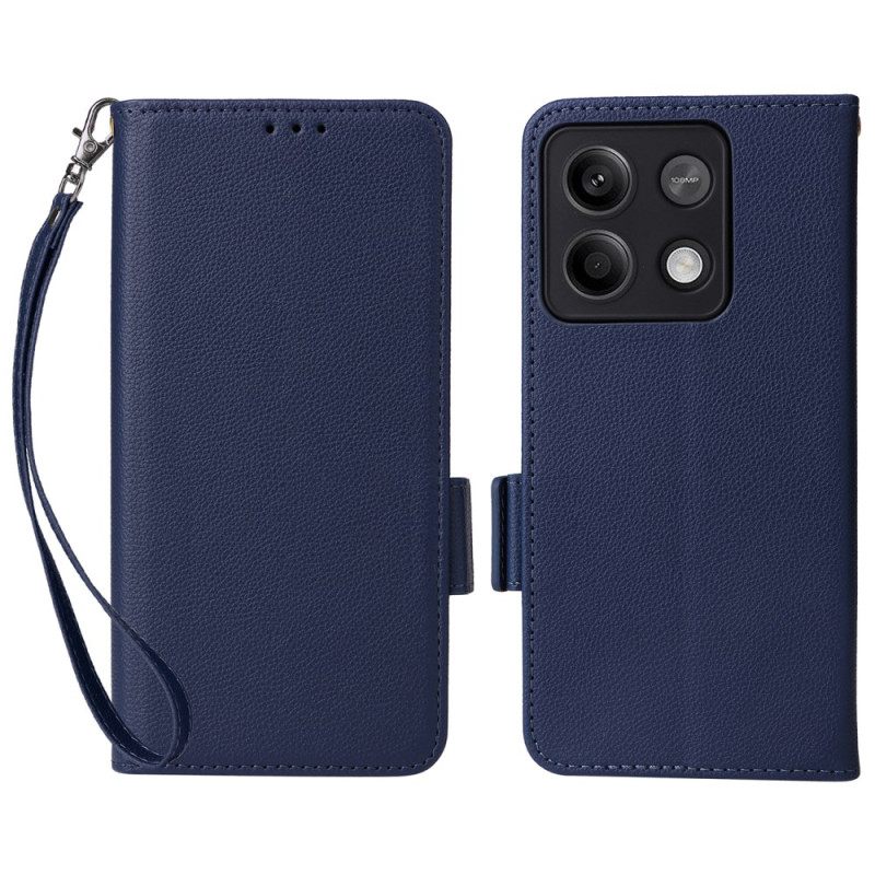 Δερματινη Θηκη Xiaomi Redmi Note 13 5g Με Strap Wallet