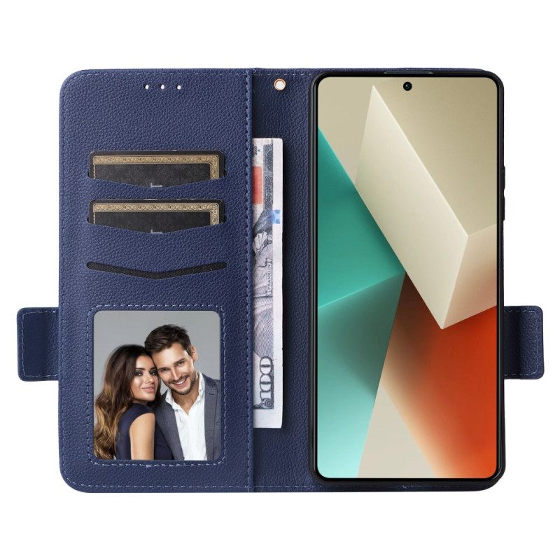 Δερματινη Θηκη Xiaomi Redmi Note 13 5g Με Strap Wallet