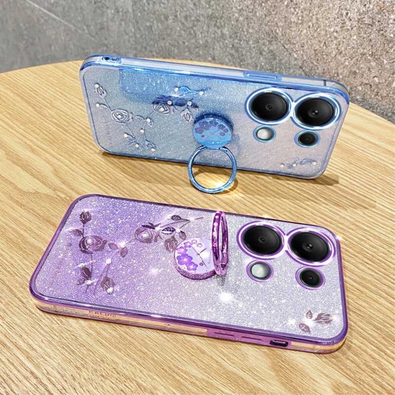 Κάλυμμα Xiaomi Redmi Note 13 5g Θήκες Κινητών Kadem Glitter And Rhinestone Support