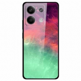 Κάλυμμα Xiaomi Redmi Note 13 5g Θήκες Κινητών Πολύχρωμο Νεφέλωμα Σκληρυμένο Γυαλί