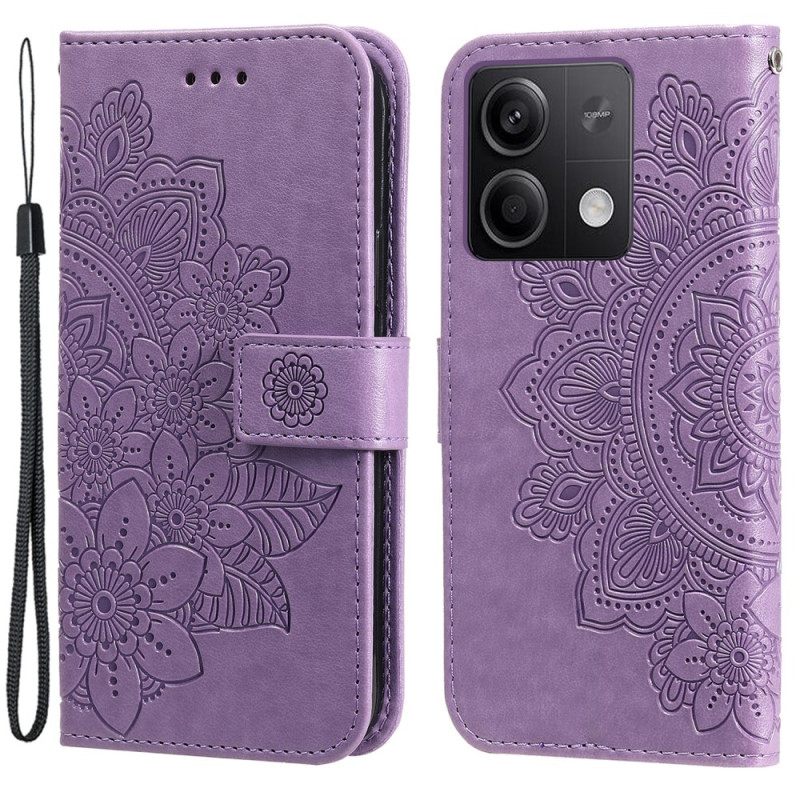 Θηκη Κινητου Xiaomi Redmi Note 13 5g Θήκες Κινητών Floral Print Με Λουράκι