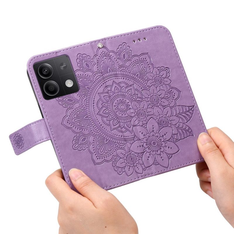 Θηκη Κινητου Xiaomi Redmi Note 13 5g Θήκες Κινητών Floral Print Με Λουράκι