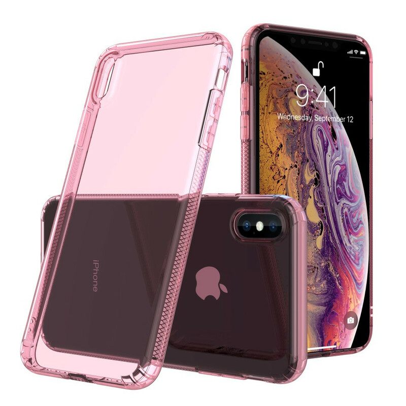 Θήκη iPhone XS Max Διαφανή Προστατευτικά Μαξιλάρια Leeu