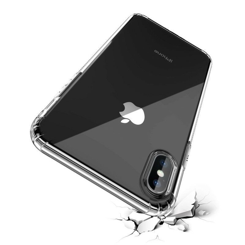 Θήκη iPhone XS Max Διαφανή Προστατευτικά Μαξιλάρια Leeu