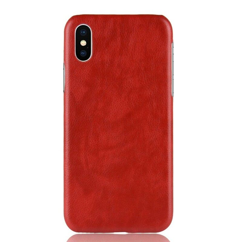 Θήκη iPhone XS Max Litchi Leather Effect