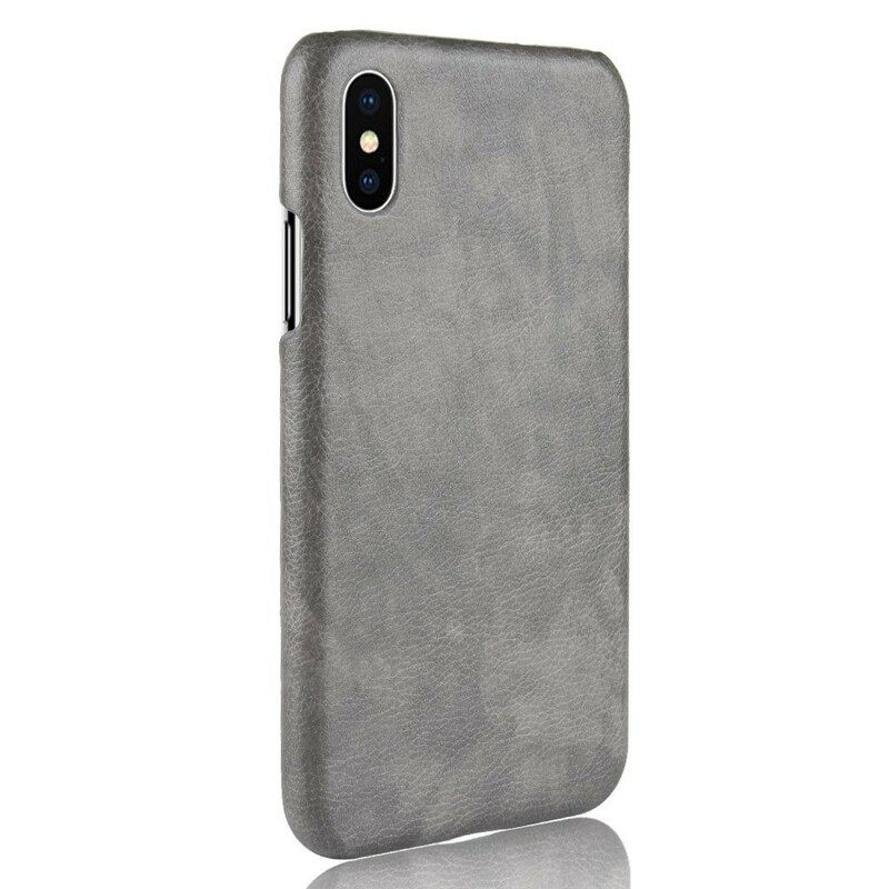 Θήκη iPhone XS Max Litchi Leather Effect