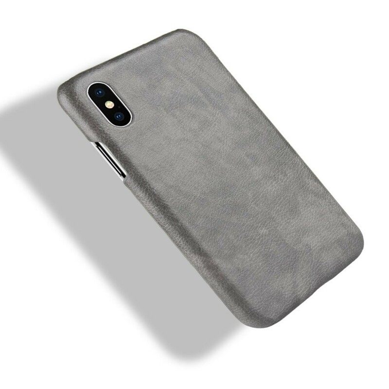 Θήκη iPhone XS Max Litchi Leather Effect