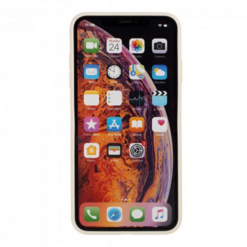 Θήκη iPhone XS Max Ματ Άκαμπτη Σιλικόνη