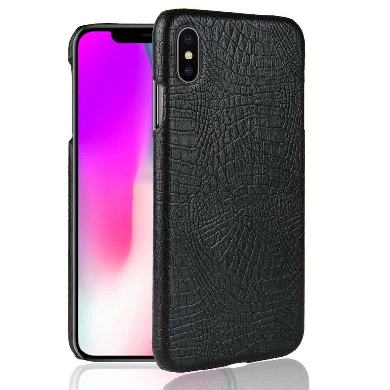 θηκη κινητου iPhone XS Max Εφέ Δέρματος Κροκόδειλου