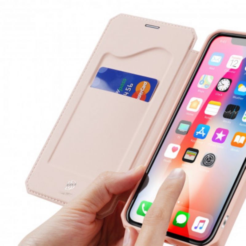 θηκη κινητου iPhone XS Max Θήκη Flip Skin X Series Dux Ducis