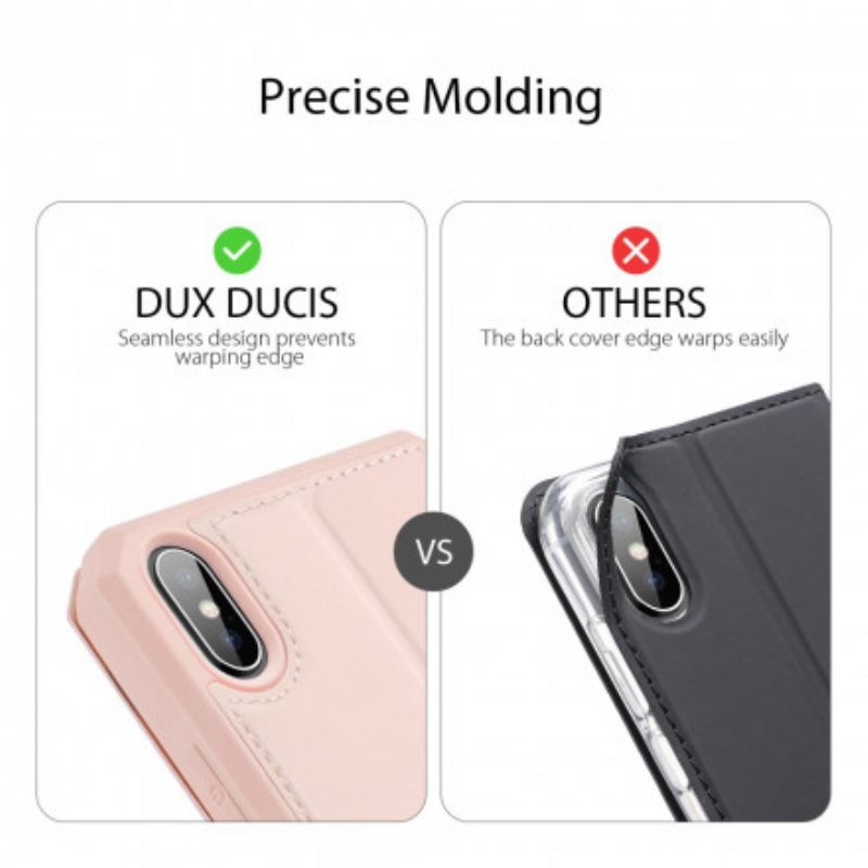 θηκη κινητου iPhone XS Max Θήκη Flip Skin X Series Dux Ducis