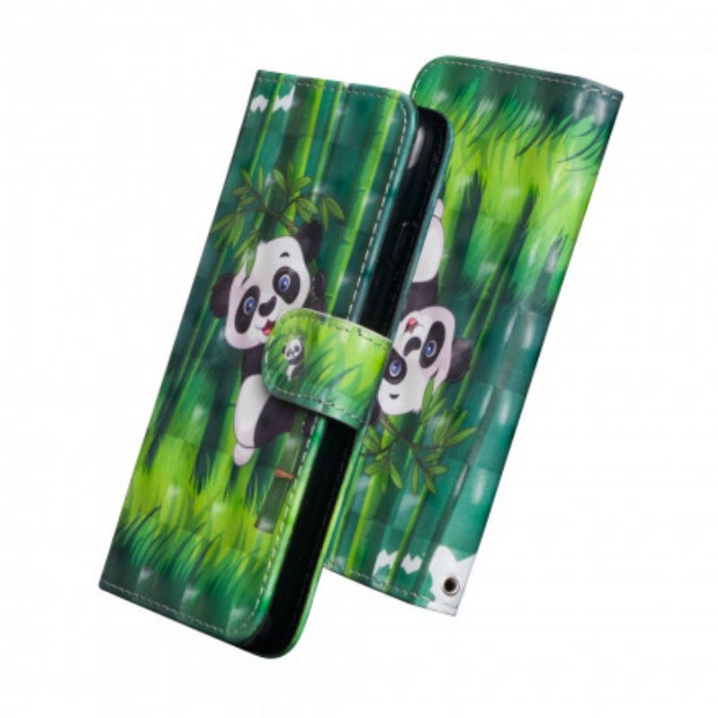 Θήκη Flip Google Pixel 5 Panda Και Bamboo