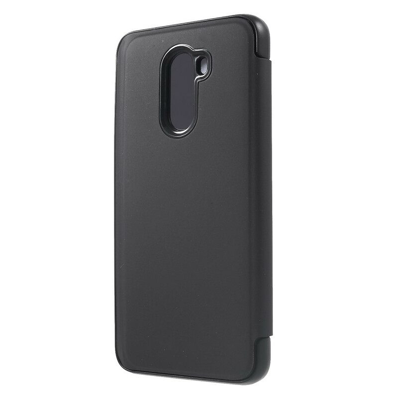 θηκη κινητου Pocophone F1 Θήκη Flip Καθρέφτης Και Δερμάτινο Εφέ