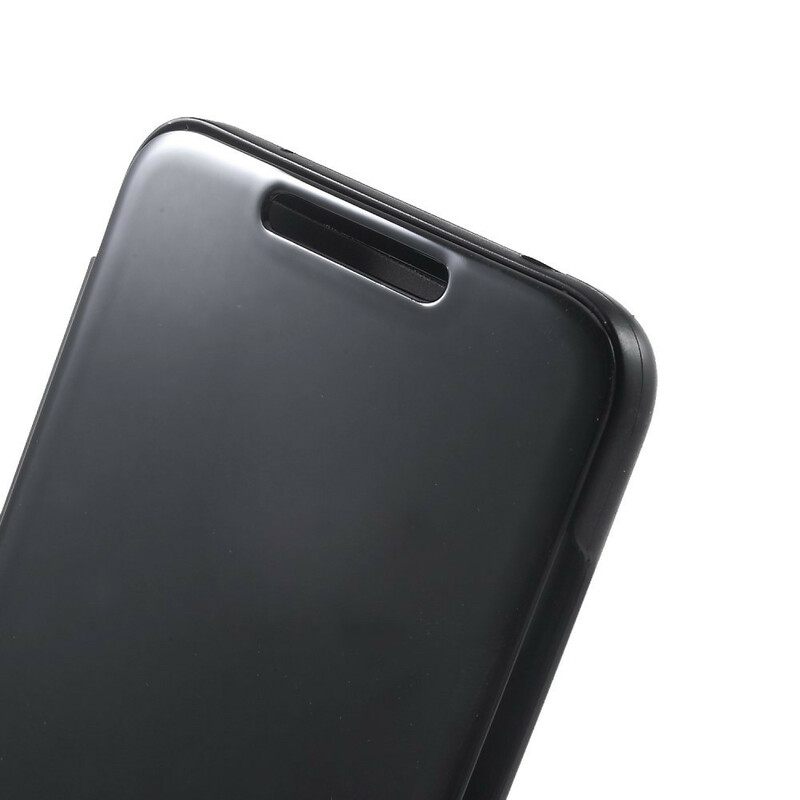 θηκη κινητου Pocophone F1 Θήκη Flip Καθρέφτης Και Δερμάτινο Εφέ