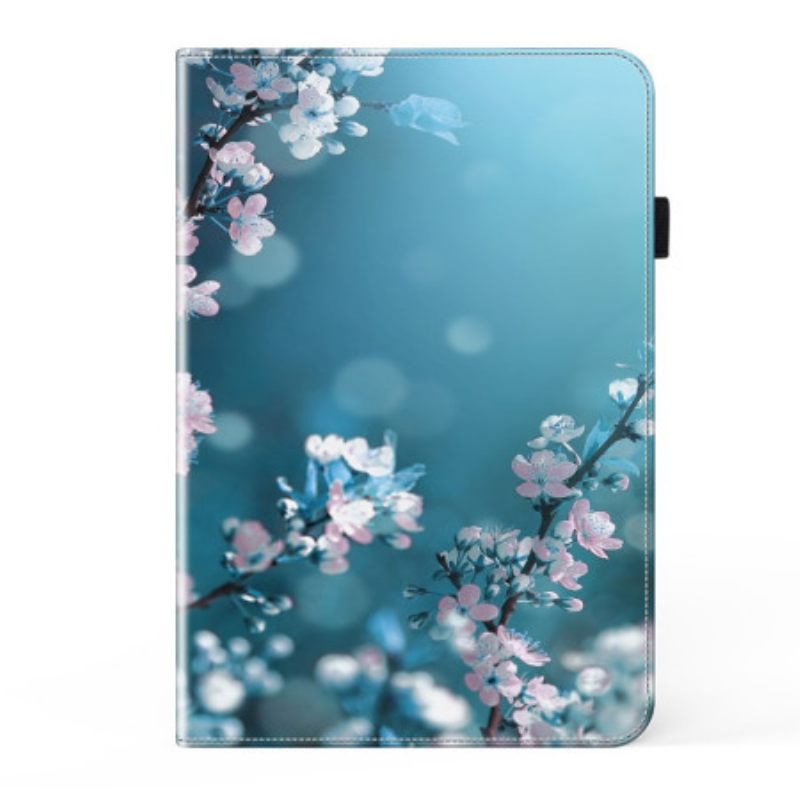 Δερματινη Θηκη Samsung Galaxy Tab S9 Plus Plum Blossoms Σιλικόνης