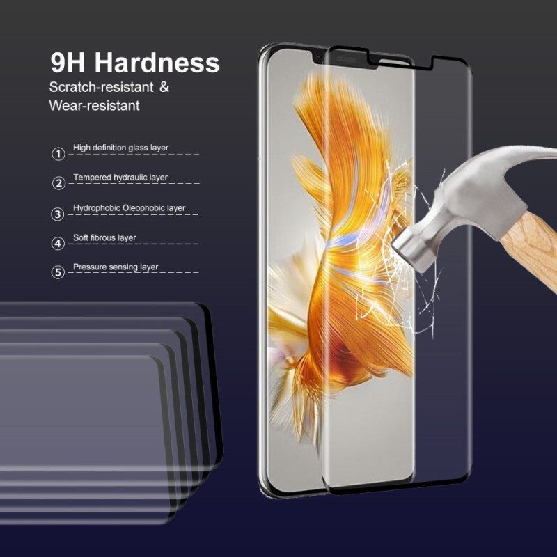 Προστατευτικό Οθόνης Huawei Mate 50 Pro Black Edge Tempered Glass