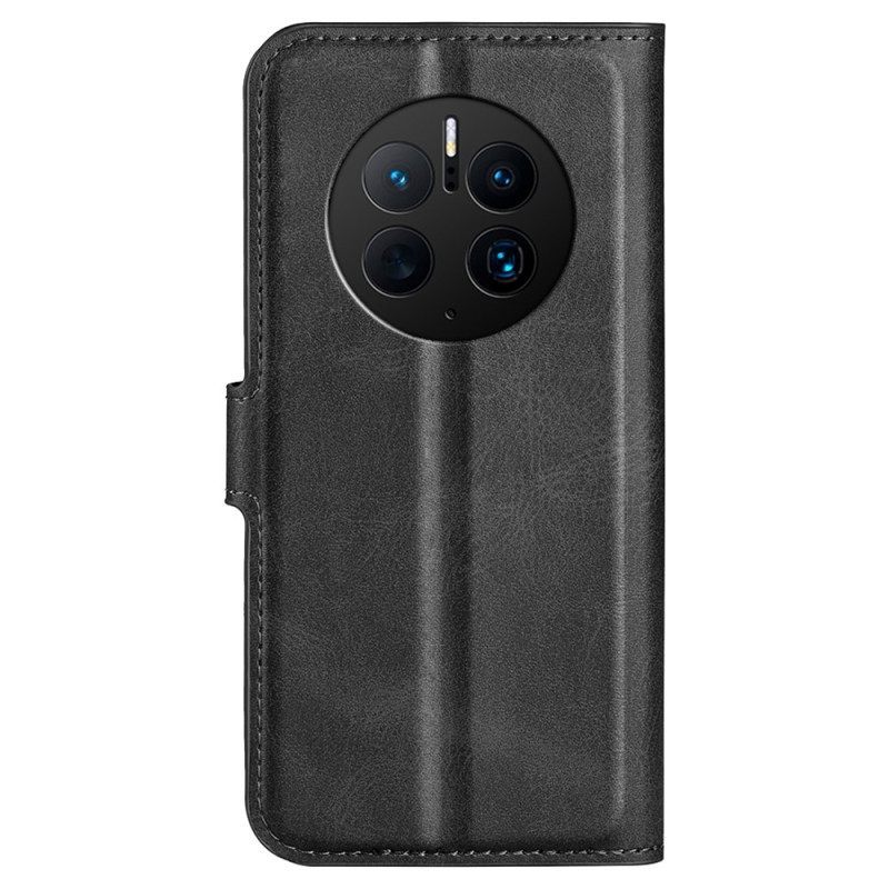 Θήκη Flip Huawei Mate 50 Pro Faux Leather Design Plus