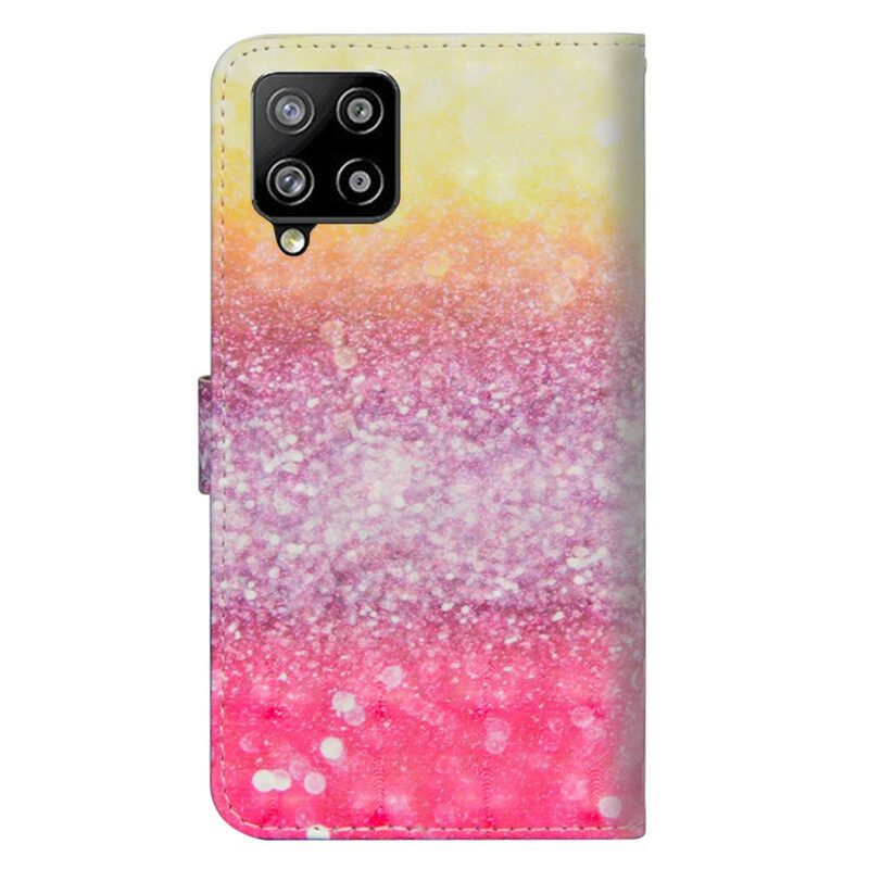 Κάλυμμα Samsung Galaxy A42 5G Ματζέντα Glitter Gradient