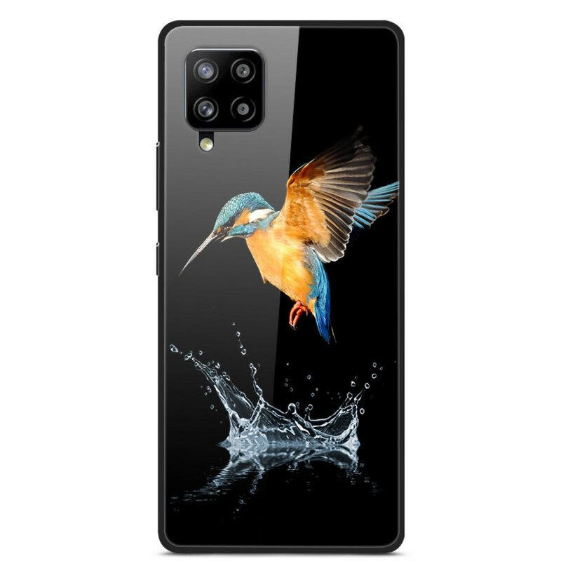 Θήκη Samsung Galaxy A42 5G Crown Bird Tempered Glass