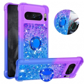 Κάλυμμα Google Pixel 8 Pro Glitter Ring-holder