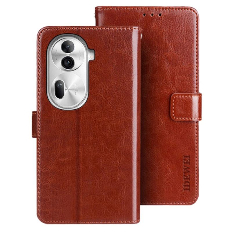 Δερματινη Θηκη Oppo Reno 11 Pro 5g Faux Leather Idewei