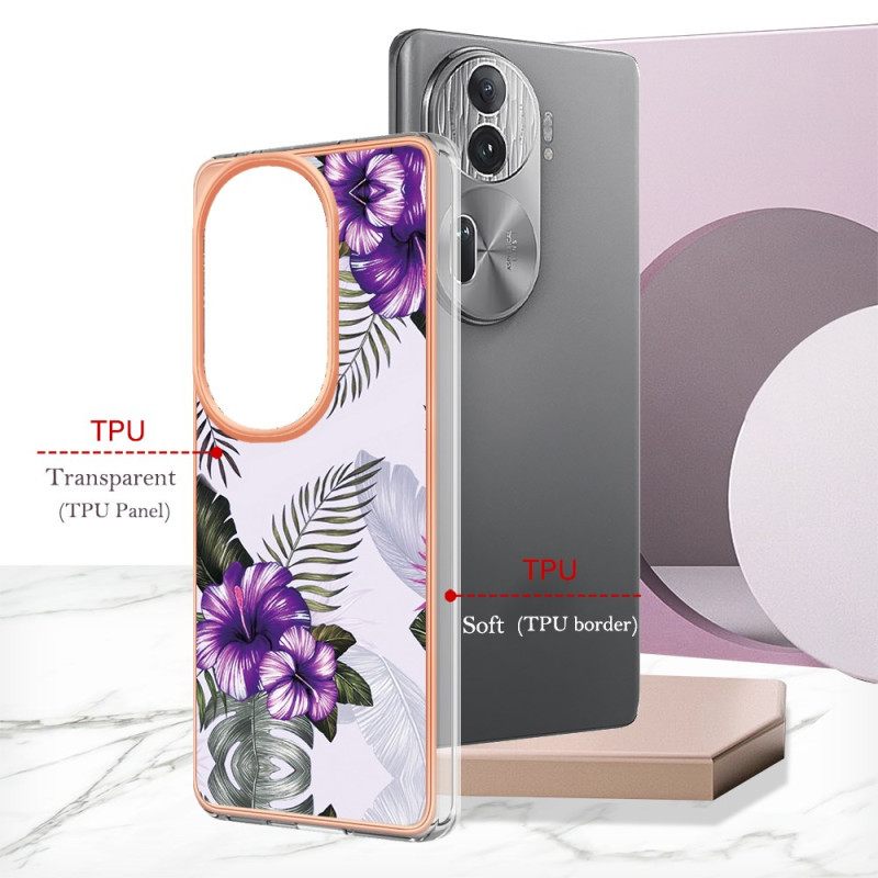 Κάλυμμα Oppo Reno 11 Pro 5g Παρακμασμένο Μάρμαρο Σιλικόνης