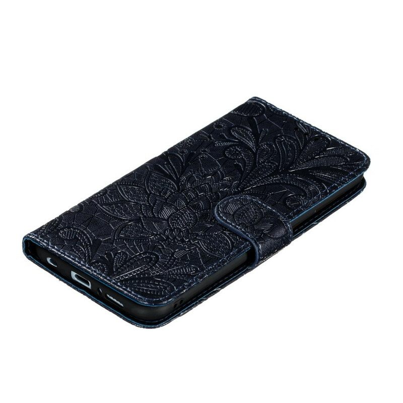 Κάλυμμα Samsung Galaxy A21s με κορδονι Tribal Strap Flowers