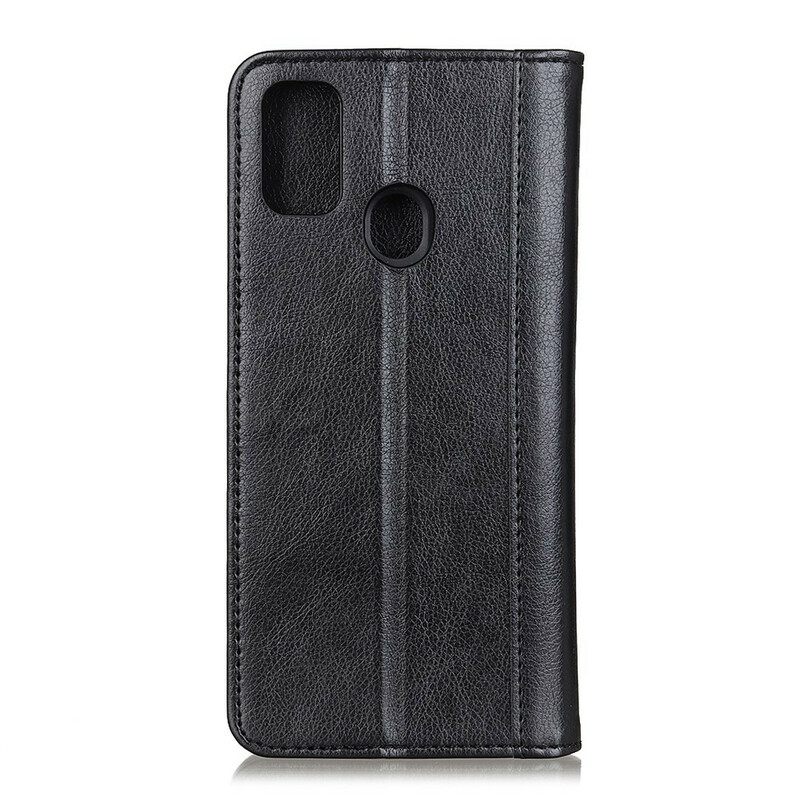 θηκη κινητου Samsung Galaxy A21s Θήκη Flip Elegance Split Leather Litchi