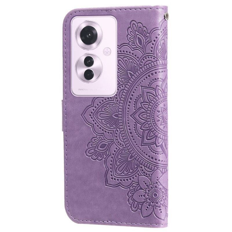 Δερματινη Θηκη Oppo Reno 11f 5g Aprinted Floral Pattern