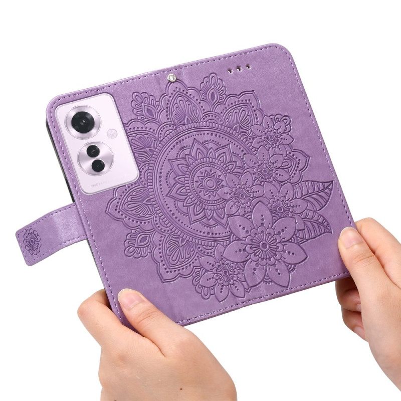 Δερματινη Θηκη Oppo Reno 11f 5g Aprinted Floral Pattern