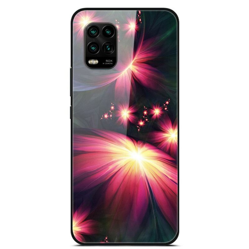 θηκη κινητου Xiaomi Mi 10 Lite Fancy Flowers Tempered Glass