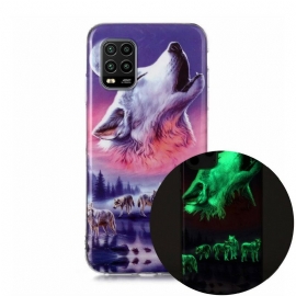 Θήκη Xiaomi Mi 10 Lite Σειρά Fluorescent Wolf