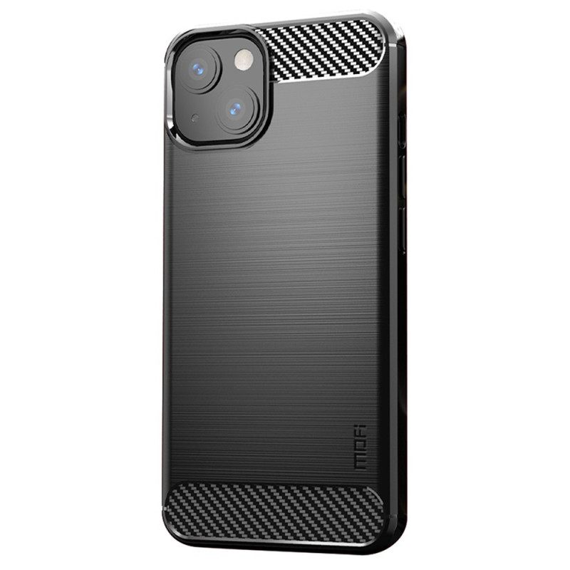 Θήκη iPhone 14 Plus Mofi Brushed Carbon Fiber