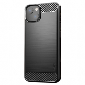 Θήκη iPhone 14 Plus Mofi Brushed Carbon Fiber