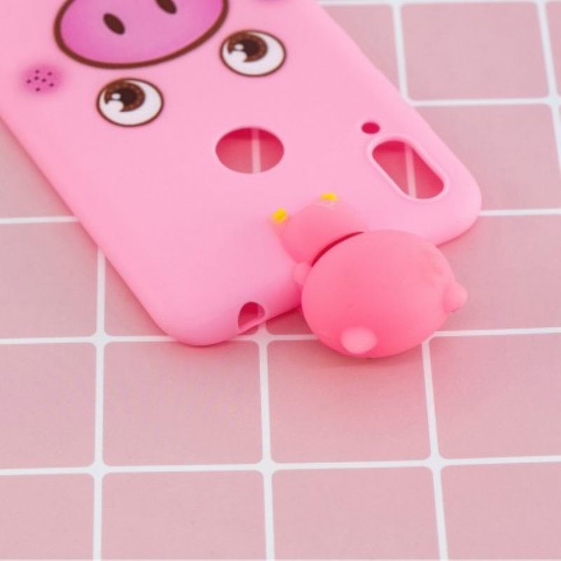 θηκη κινητου Huawei Y7 2019 Funny Pig 3d