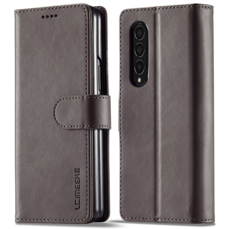 Κάλυμμα Samsung Galaxy Z Fold 3 5G Lc.imeeke Leather Effect