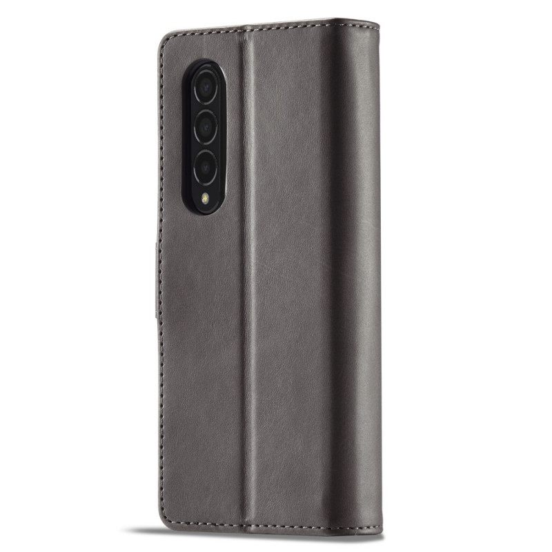 Κάλυμμα Samsung Galaxy Z Fold 3 5G Lc.imeeke Leather Effect