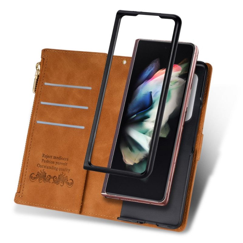 Κάλυμμα Samsung Galaxy Z Fold 3 5G Με Τσαντάκι Νομισμάτων