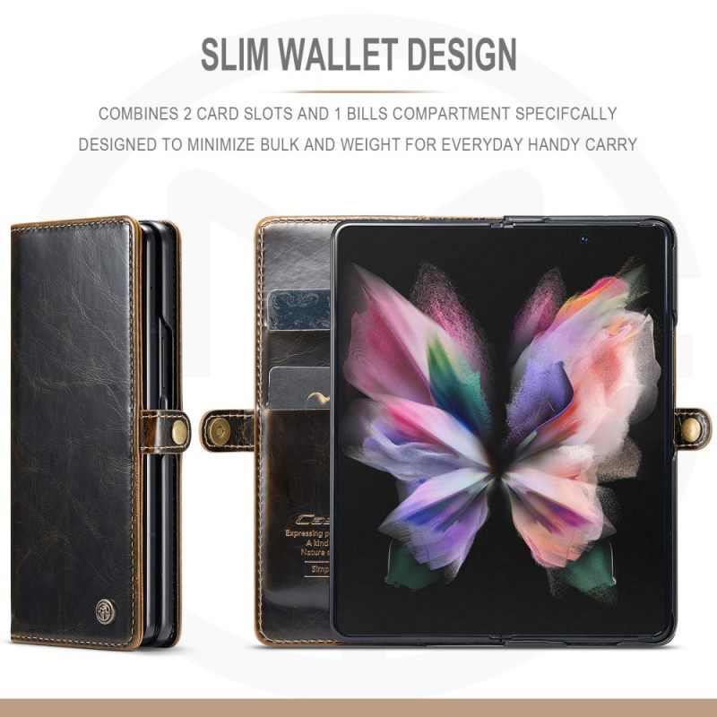 Κάλυμμα Samsung Galaxy Z Fold 3 5G Patent Leather Effect Caseme